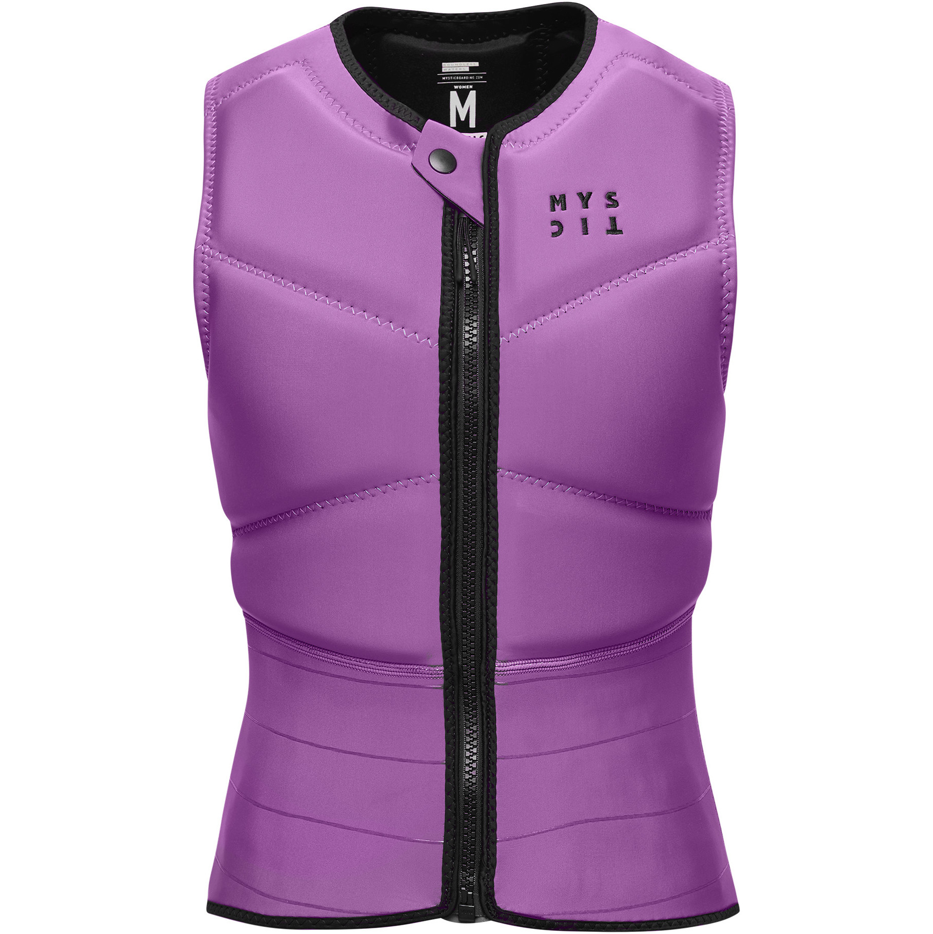 2025 Mystic Womens Star Front Zip Impact Vest 35005.230232 - Sunset Purple